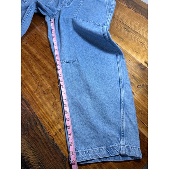 GAP Light Blue Wide-Leg Drawstring Jeans - Picture 11 of 11